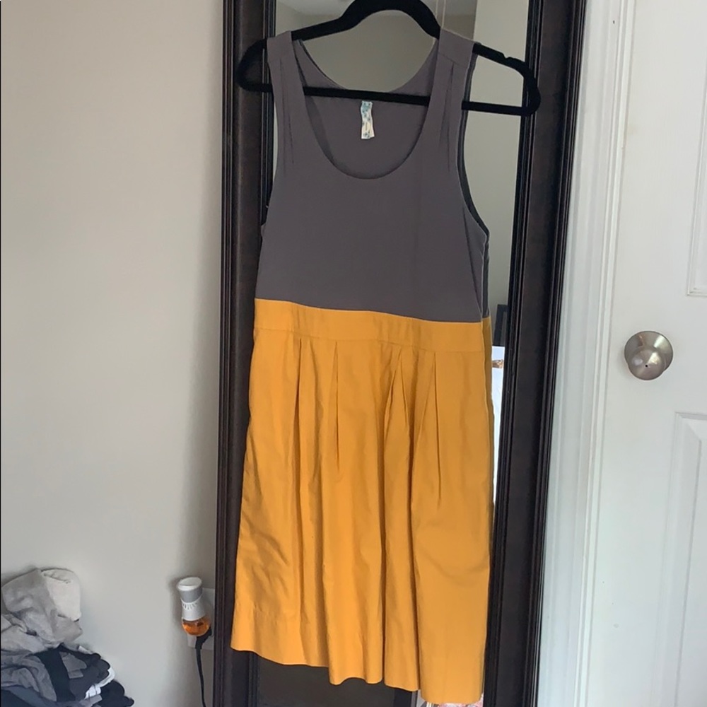 maeve Anthropologie color block summer dress